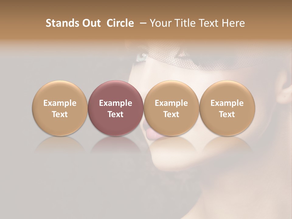 Grey Feather Smokey PowerPoint Template