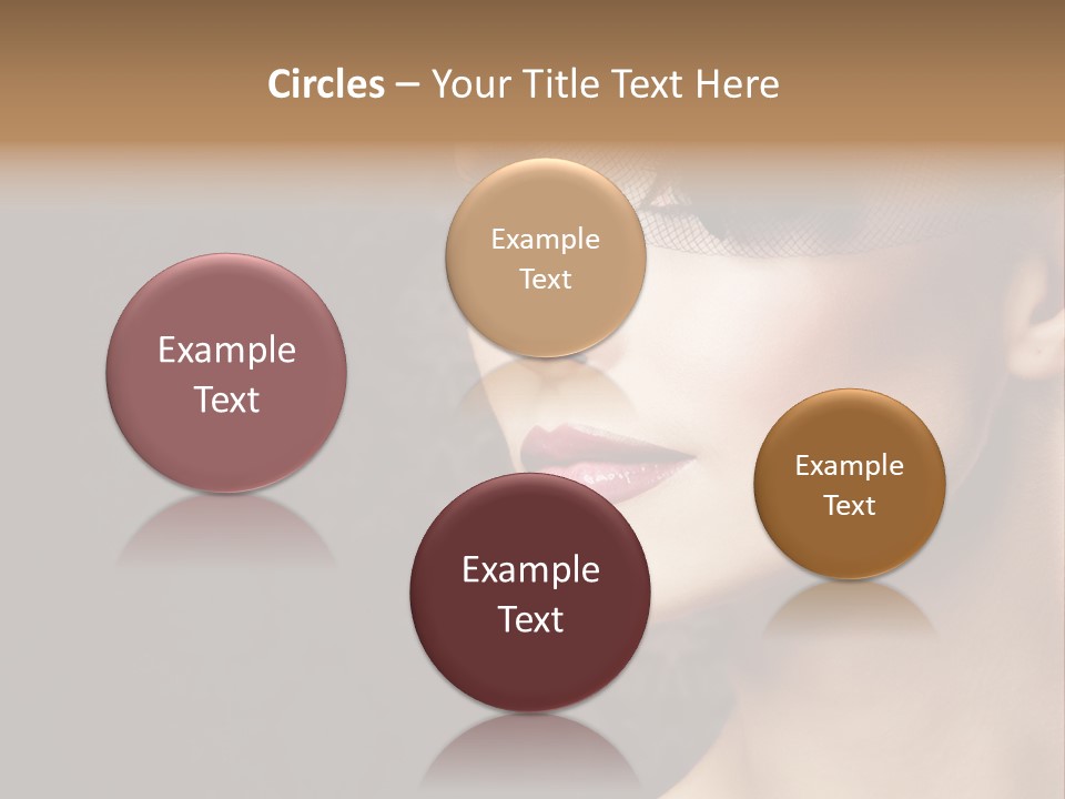 Grey Feather Smokey PowerPoint Template