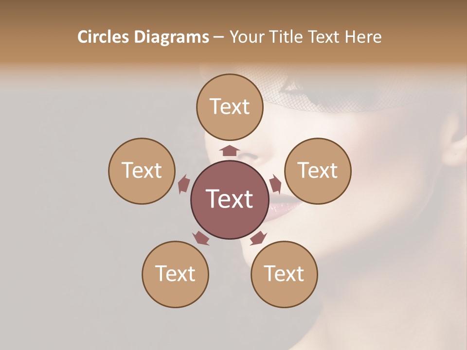 Grey Feather Smokey PowerPoint Template