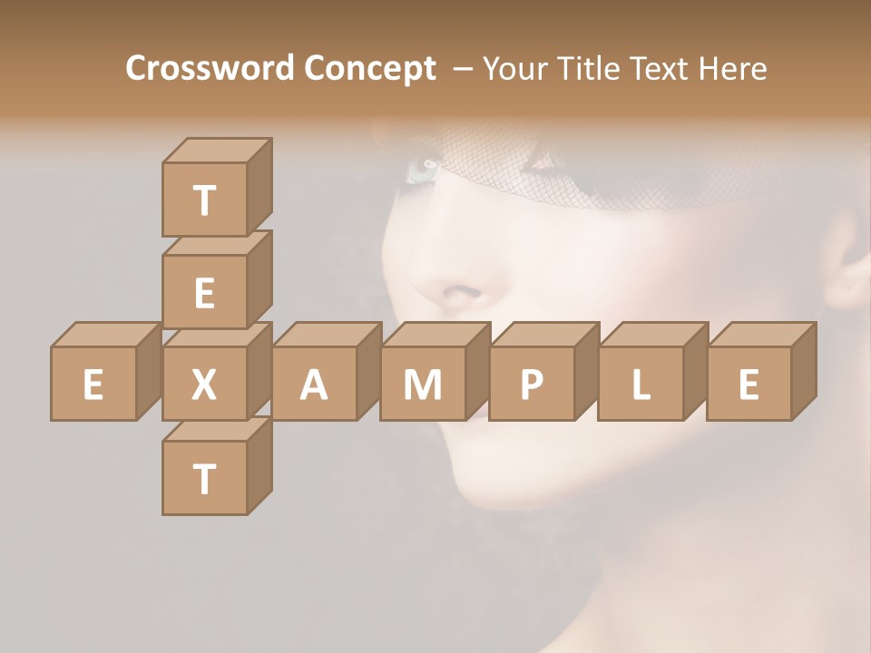 Grey Feather Smokey PowerPoint Template