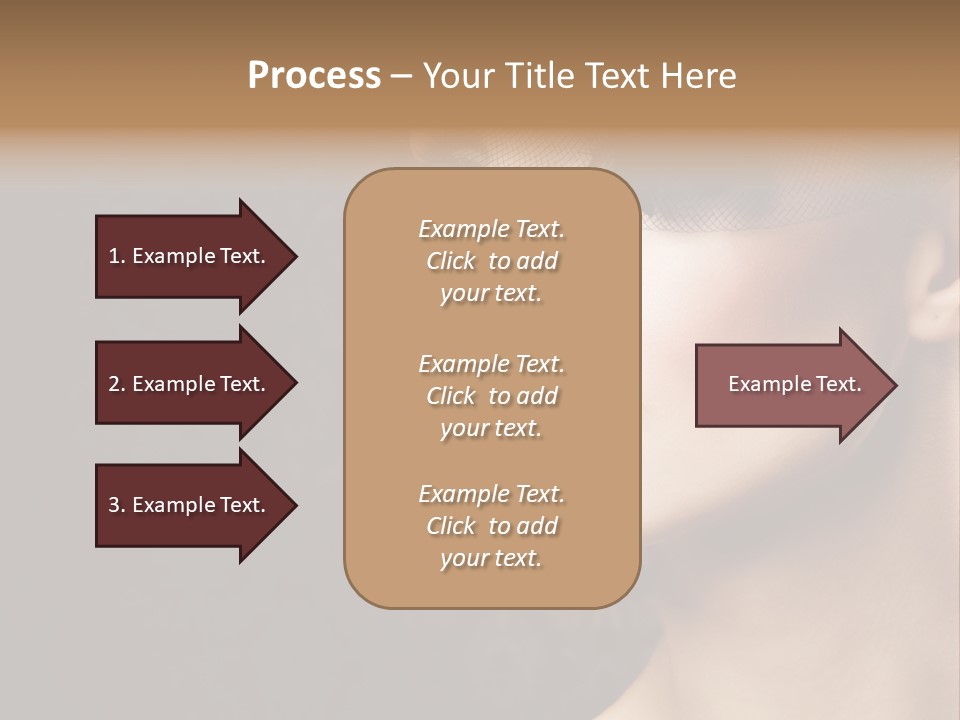 Grey Feather Smokey PowerPoint Template