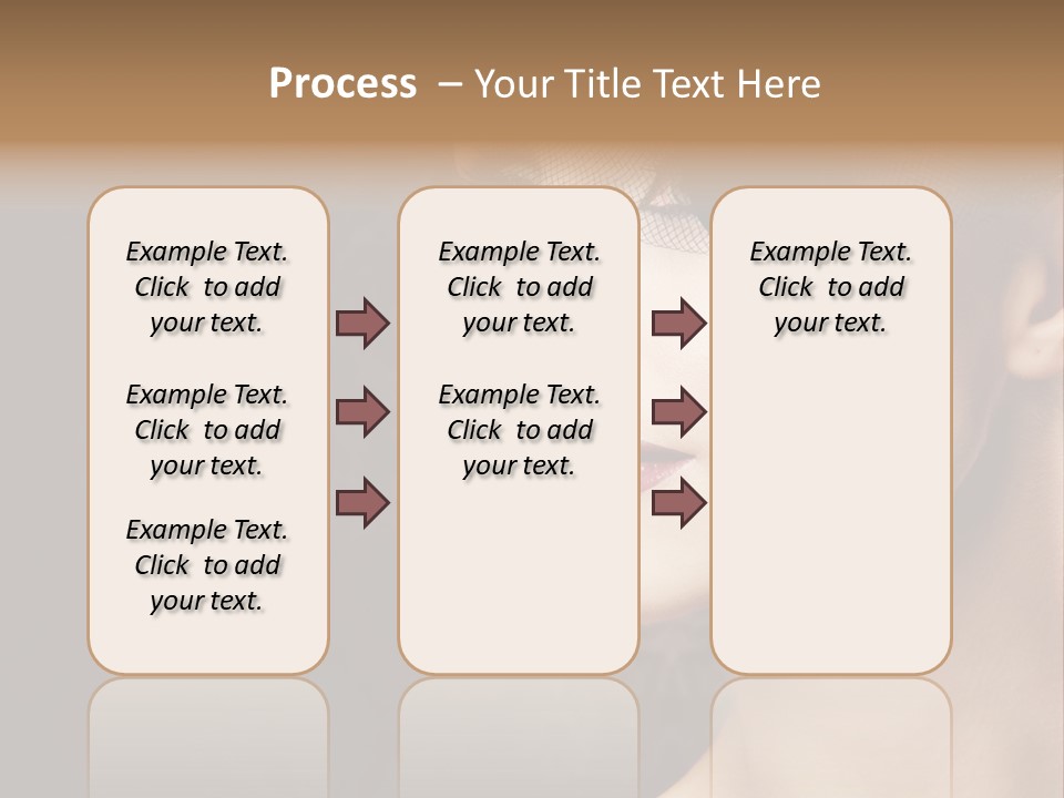 Grey Feather Smokey PowerPoint Template