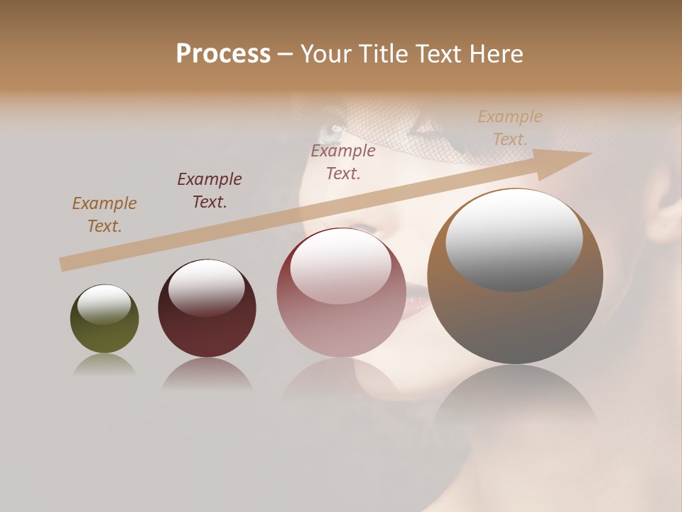 Grey Feather Smokey PowerPoint Template