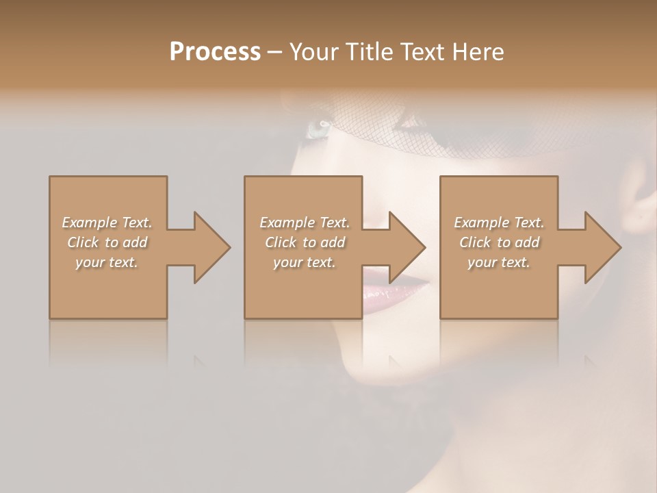 Grey Feather Smokey PowerPoint Template