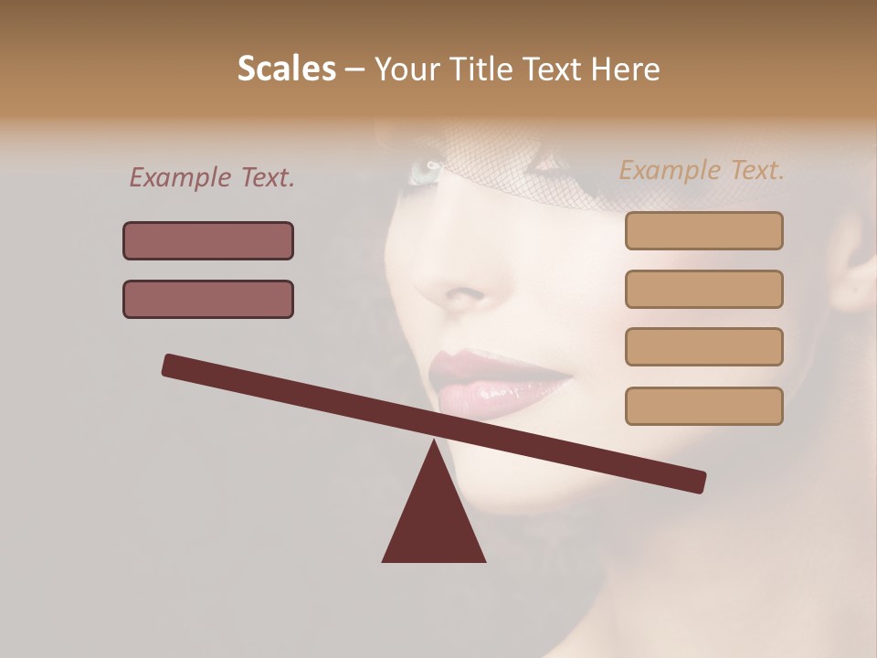 Grey Feather Smokey PowerPoint Template