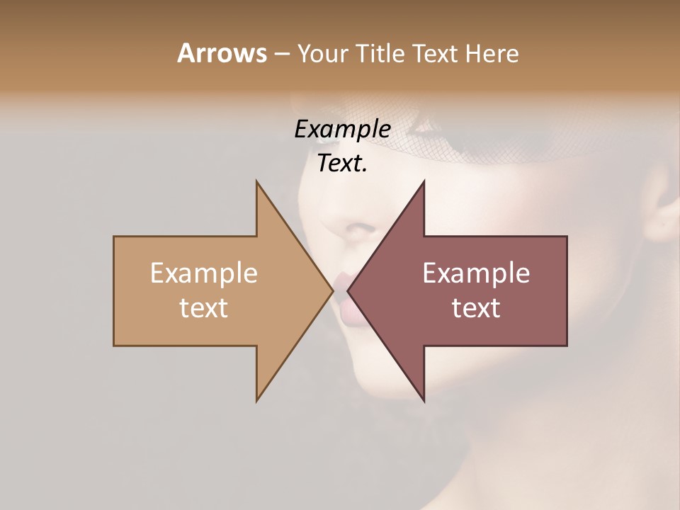 Grey Feather Smokey PowerPoint Template