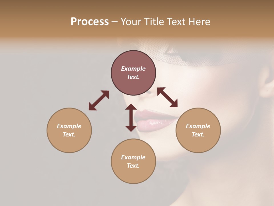 Grey Feather Smokey PowerPoint Template