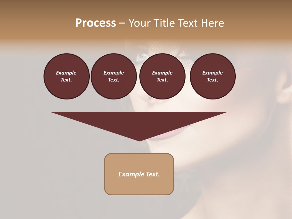 Grey Feather Smokey PowerPoint Template