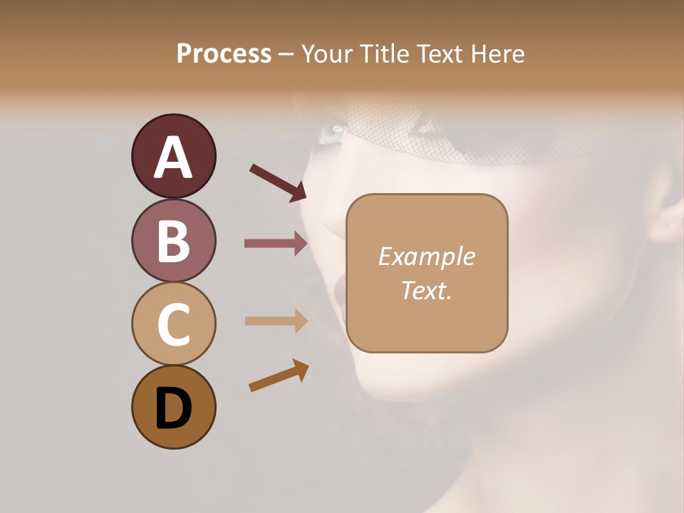 Grey Feather Smokey PowerPoint Template