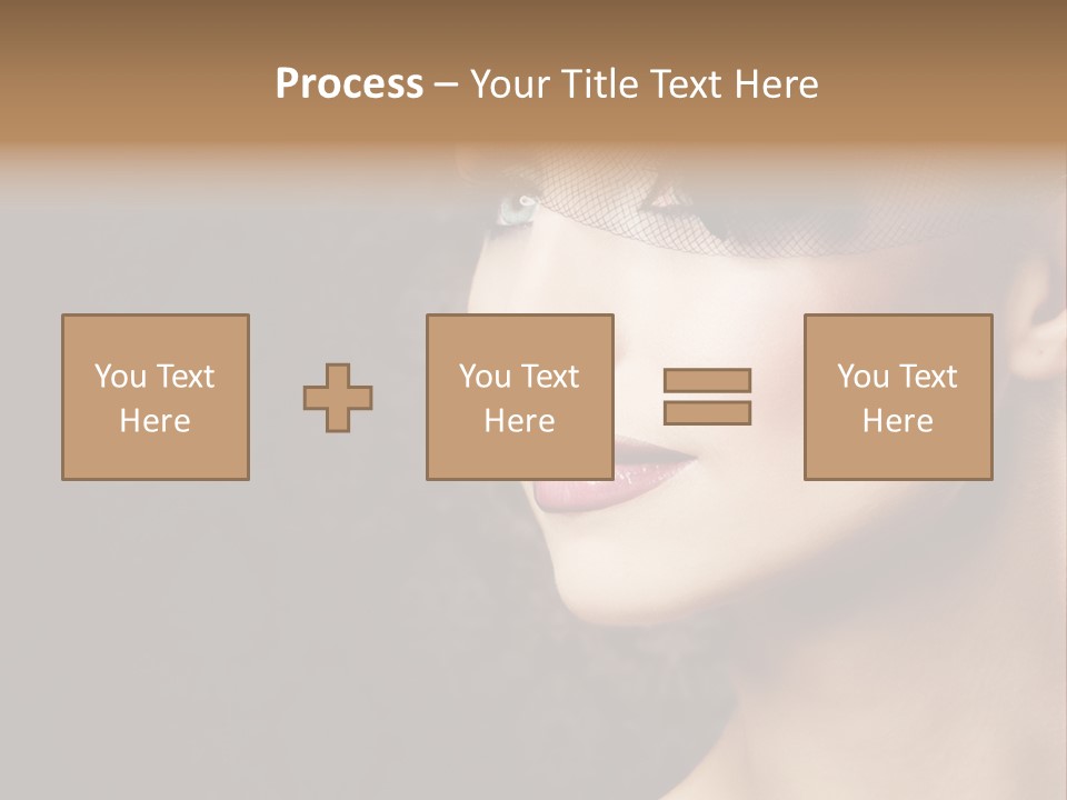 Grey Feather Smokey PowerPoint Template