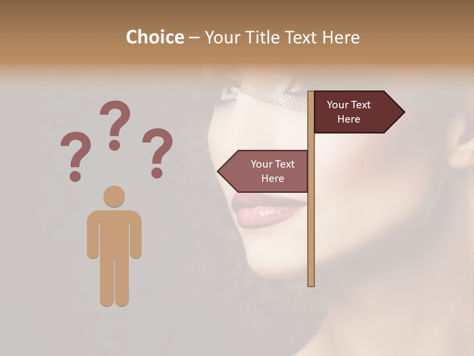 Grey Feather Smokey PowerPoint Template