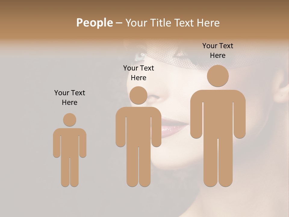 Grey Feather Smokey PowerPoint Template