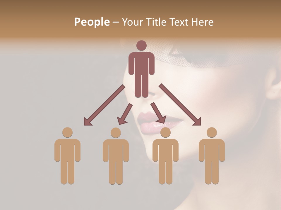 Grey Feather Smokey PowerPoint Template