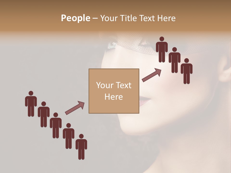 Grey Feather Smokey PowerPoint Template