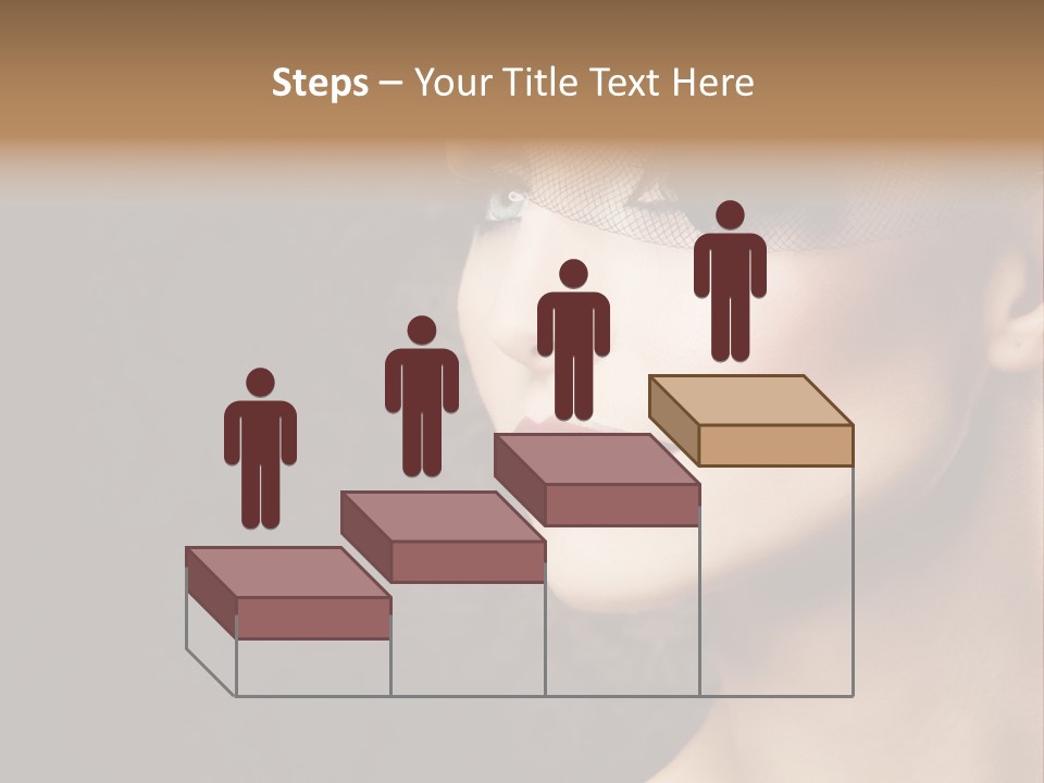 Grey Feather Smokey PowerPoint Template