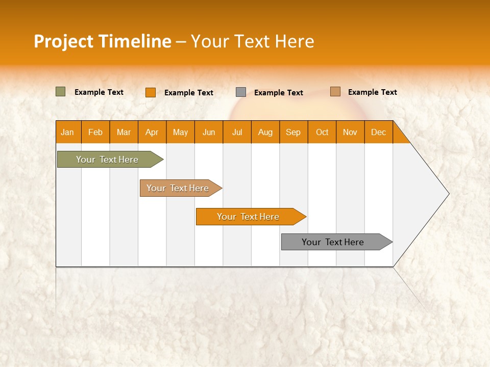 Shape Yellow White PowerPoint Template
