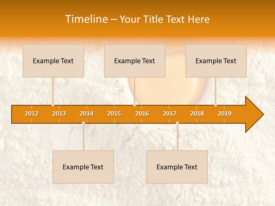 Shape Yellow White PowerPoint Template