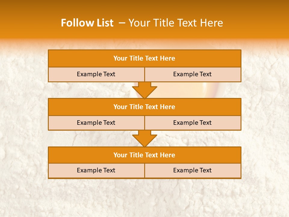 Shape Yellow White PowerPoint Template