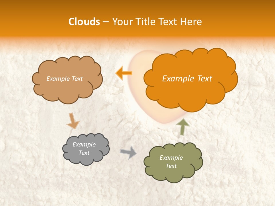 Shape Yellow White PowerPoint Template