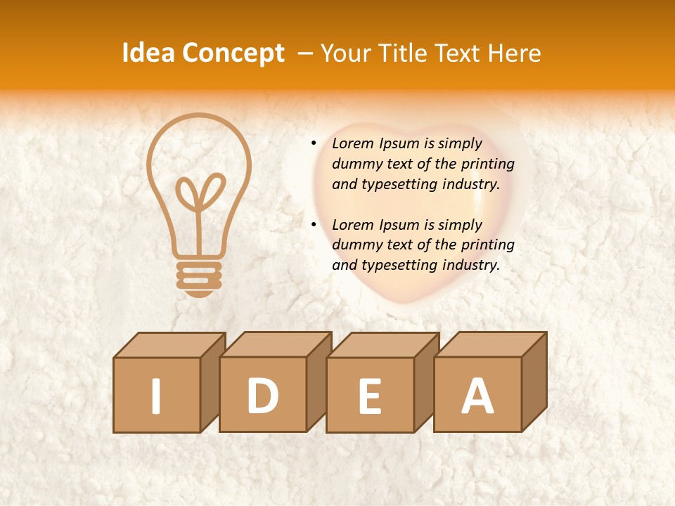 Shape Yellow White PowerPoint Template