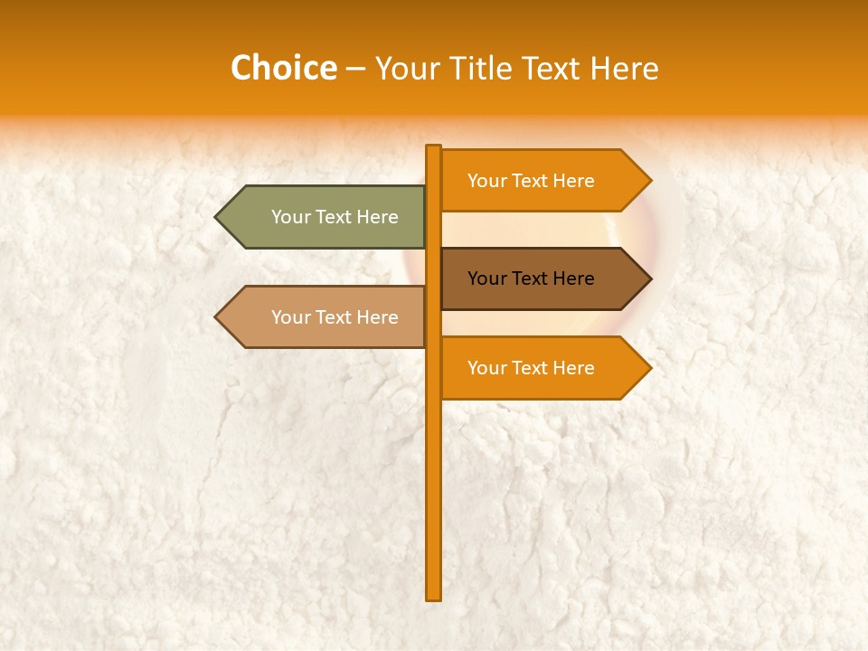 Shape Yellow White PowerPoint Template