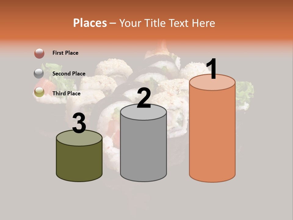 Seafood Maki Raw PowerPoint Template