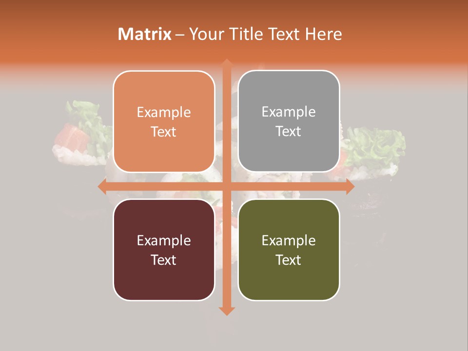 Seafood Maki Raw PowerPoint Template