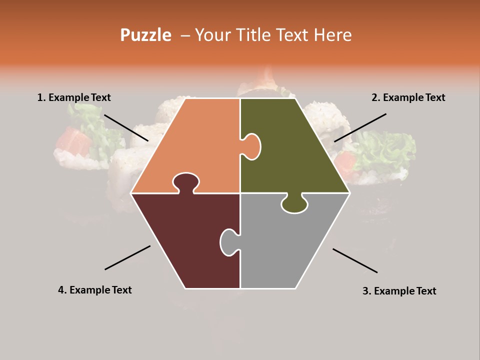 Seafood Maki Raw PowerPoint Template