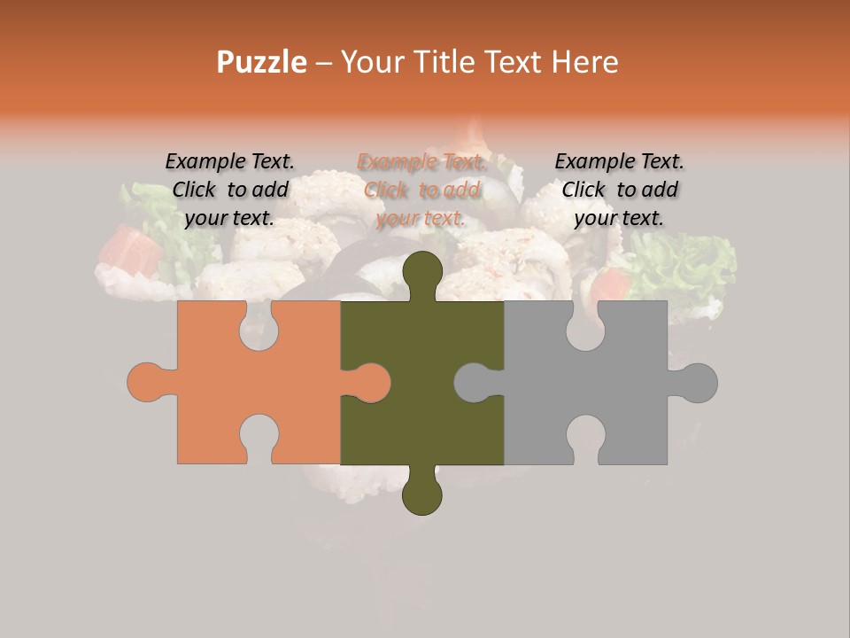 Seafood Maki Raw PowerPoint Template