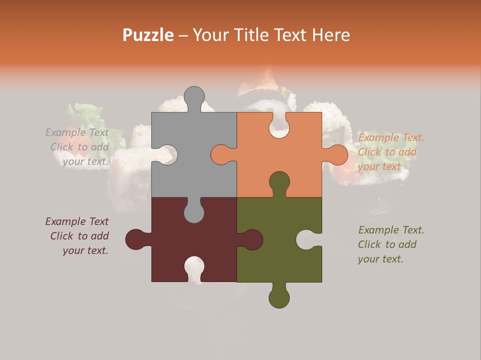 Seafood Maki Raw PowerPoint Template