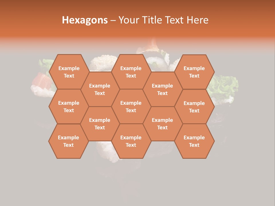 Seafood Maki Raw PowerPoint Template