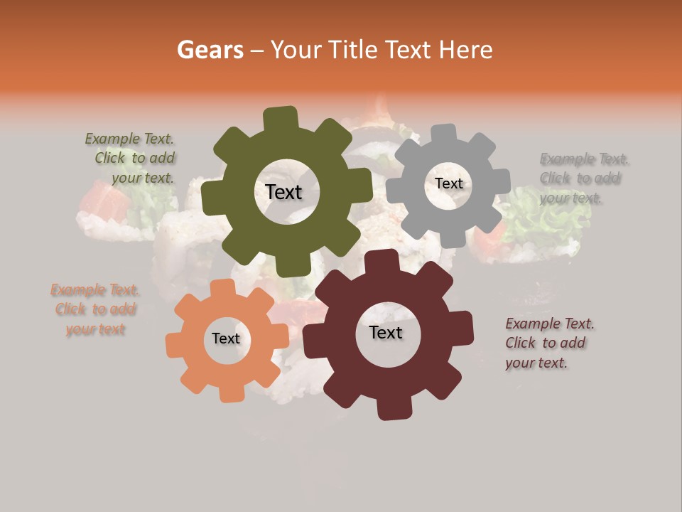 Seafood Maki Raw PowerPoint Template