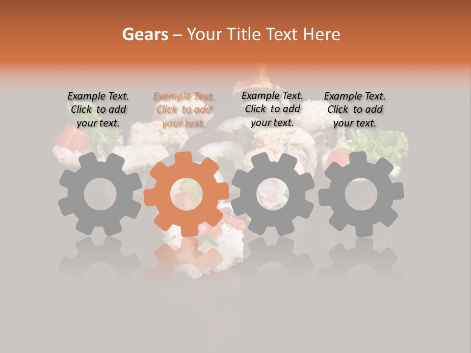 Seafood Maki Raw PowerPoint Template