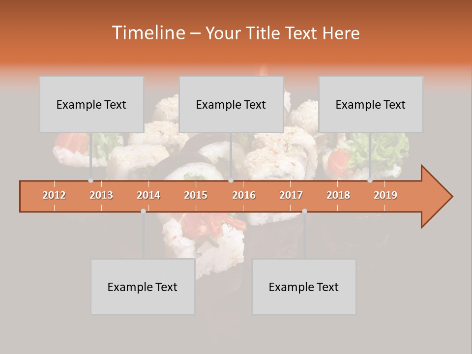 Seafood Maki Raw PowerPoint Template