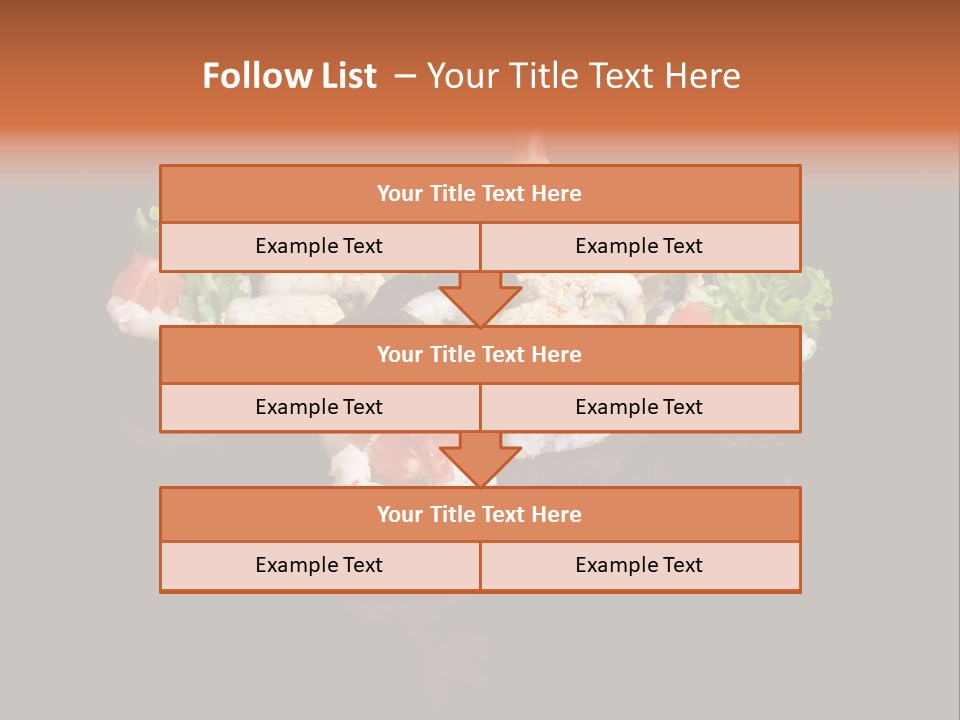 Seafood Maki Raw PowerPoint Template