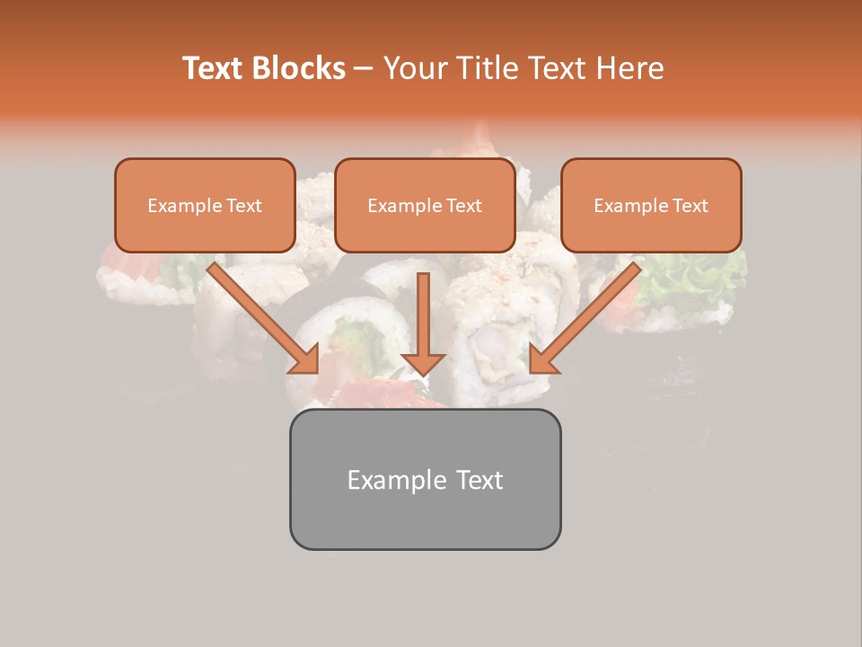 Seafood Maki Raw PowerPoint Template