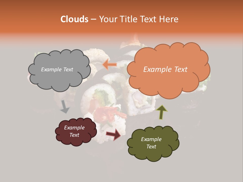 Seafood Maki Raw PowerPoint Template