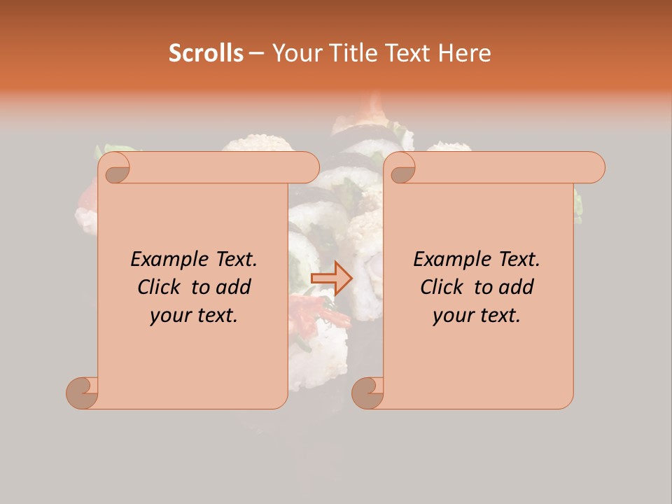 Seafood Maki Raw PowerPoint Template