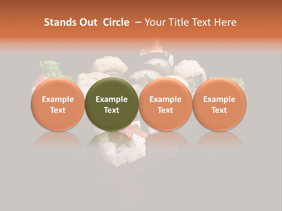 Seafood Maki Raw PowerPoint Template