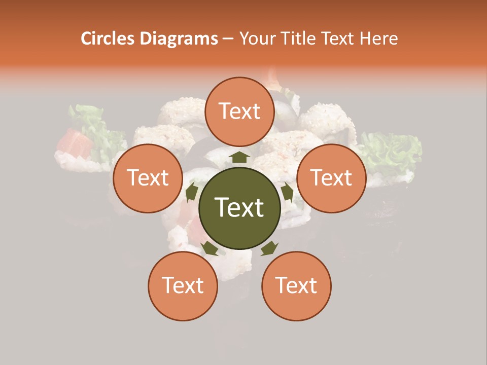 Seafood Maki Raw PowerPoint Template