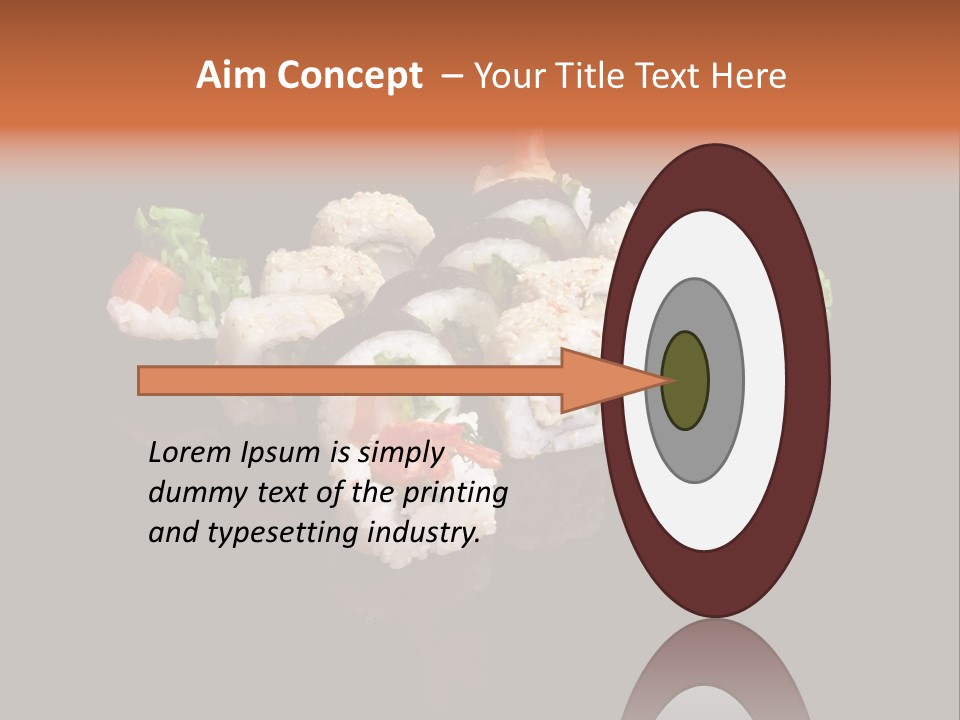 Seafood Maki Raw PowerPoint Template