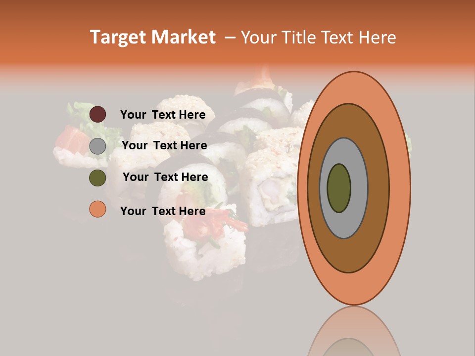 Seafood Maki Raw PowerPoint Template