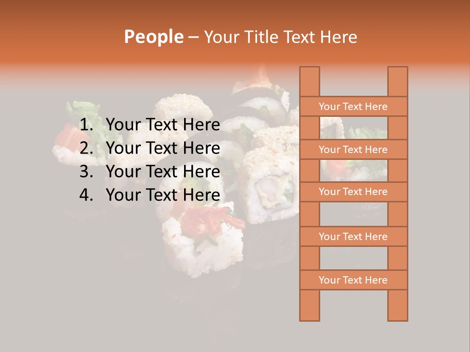 Seafood Maki Raw PowerPoint Template