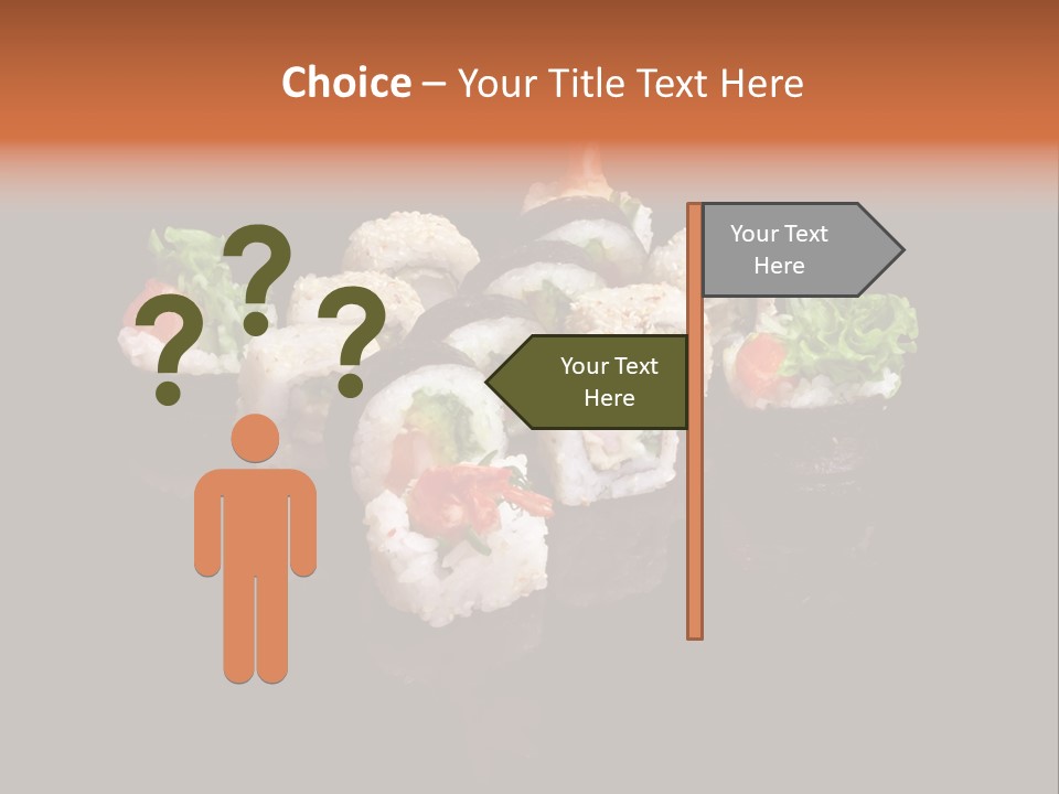 Seafood Maki Raw PowerPoint Template