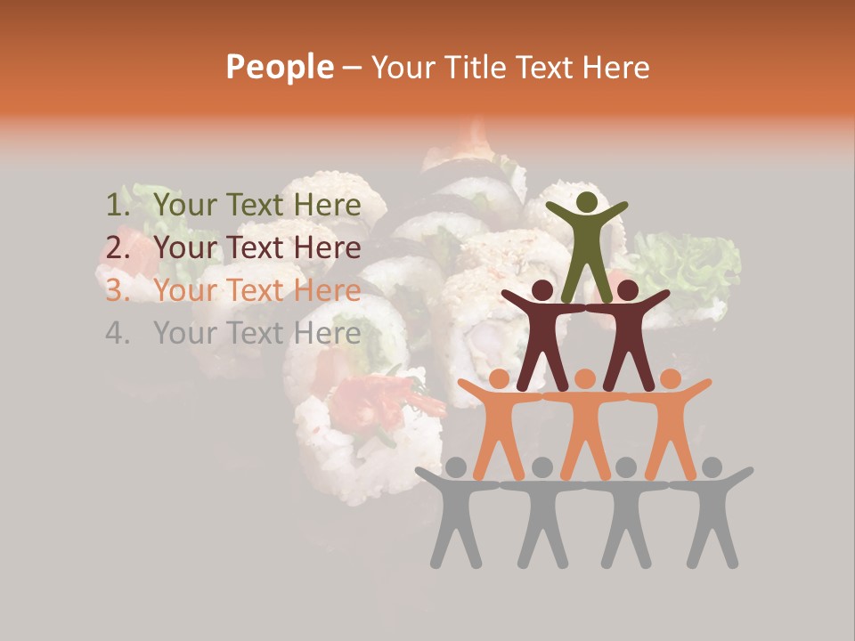 Seafood Maki Raw PowerPoint Template