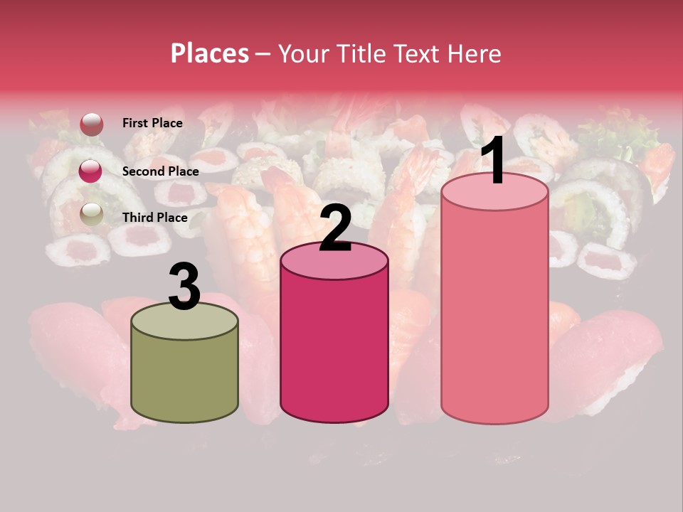 Oriental Culture Salmon PowerPoint Template