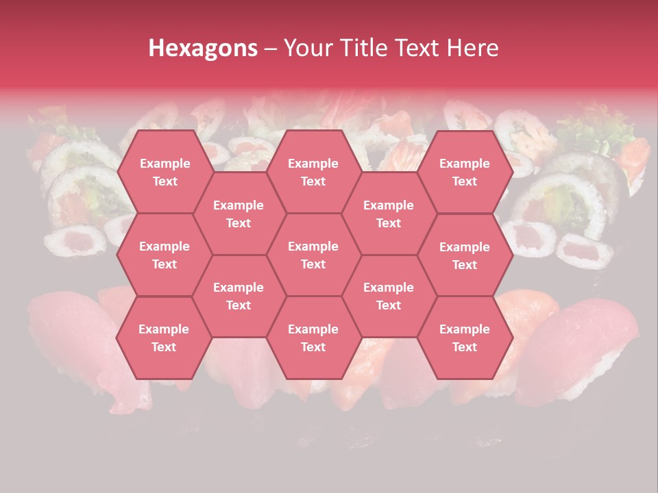 Oriental Culture Salmon PowerPoint Template