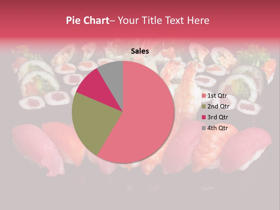 Oriental Culture Salmon PowerPoint Template