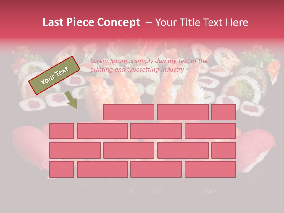 Oriental Culture Salmon PowerPoint Template