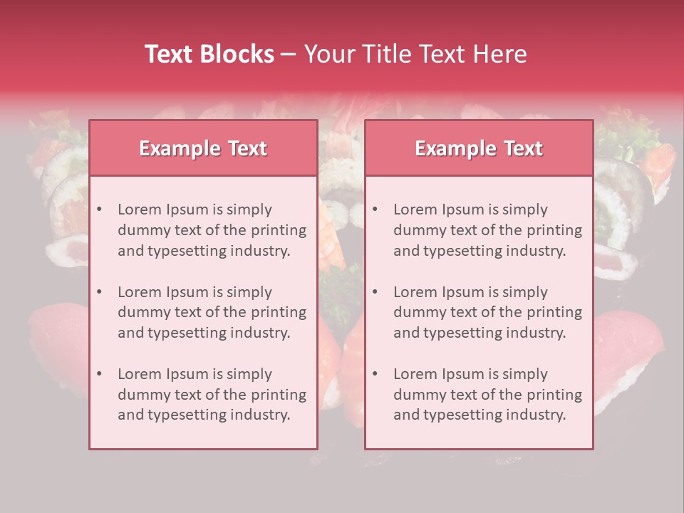 Oriental Culture Salmon PowerPoint Template